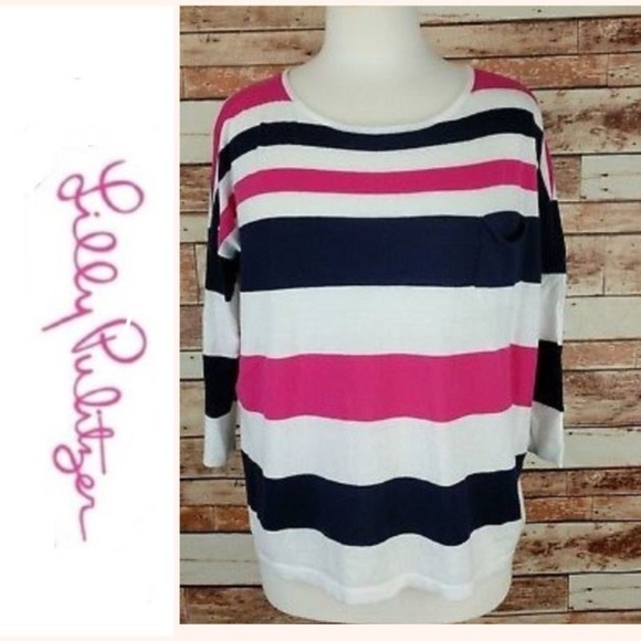 Lilly Pulitzer Block Color Stripe Sweater - Picture 2 of 5